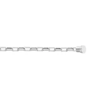 Câble maillons or blanc pour bracelet moyen modèle en or blanc