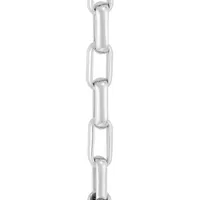 Câble maillons or blanc pour bracelet moyen modèle en or blanc